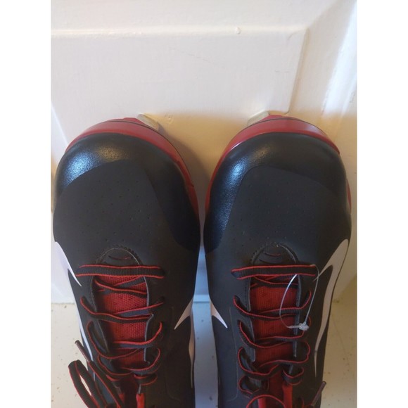 Nike Men's Huarache Pro Low Metal Baseball Cleats NEW 599233 016 Black Red SZ 15 - Picture 5 of 11